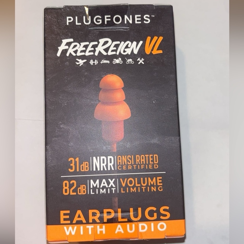 FreeReign VL Orange Earplug Headphones